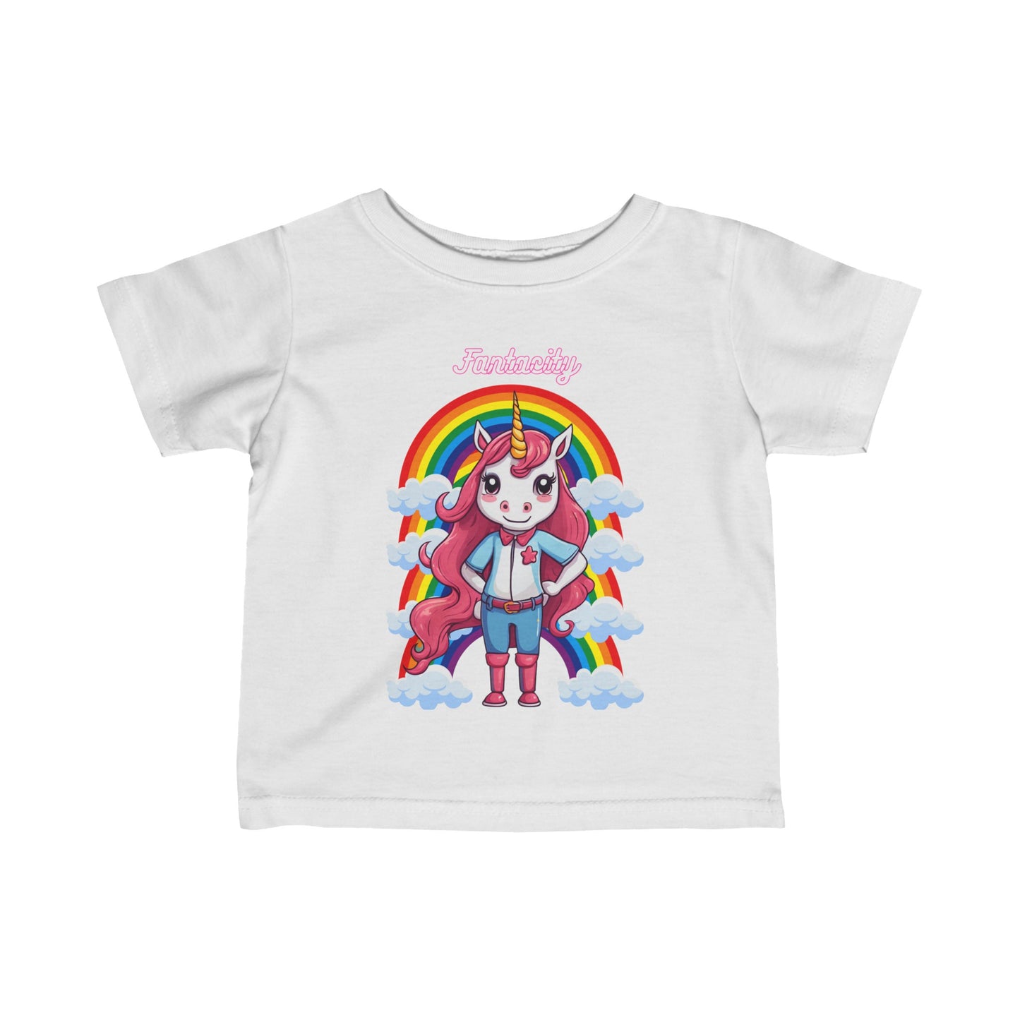 Camiseta para bebe - Fantacity Arcoiris