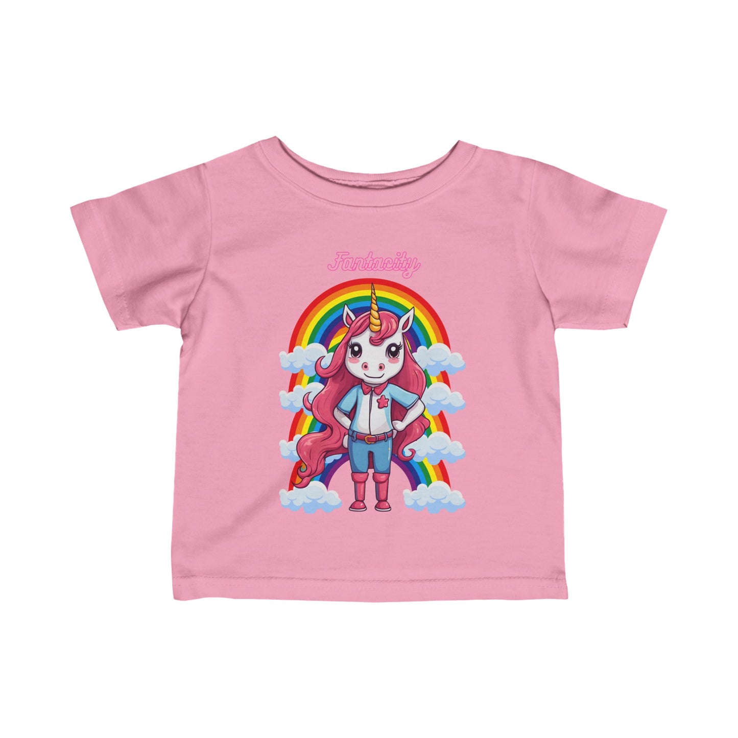 Camiseta para bebe - Fantacity Arcoiris