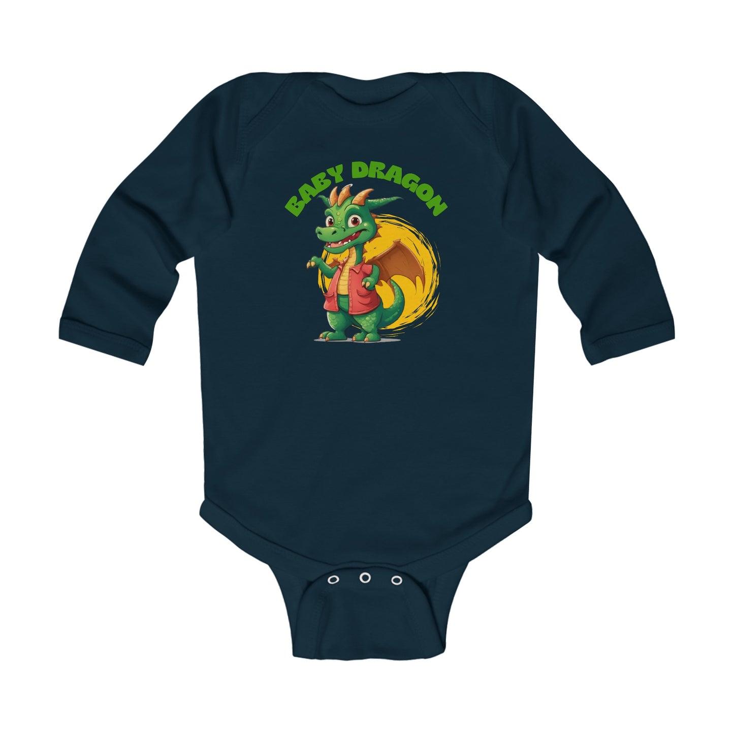 Body de manga larga para bebe - Baby Dragon