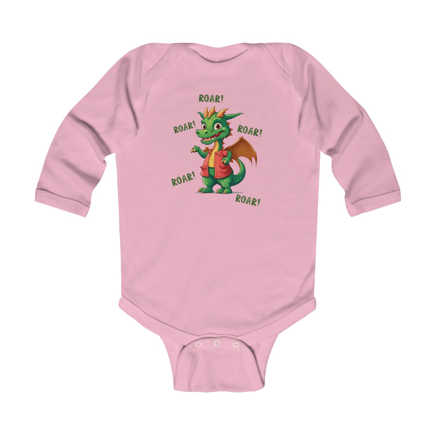 Body de manga larga para bebe -Roar